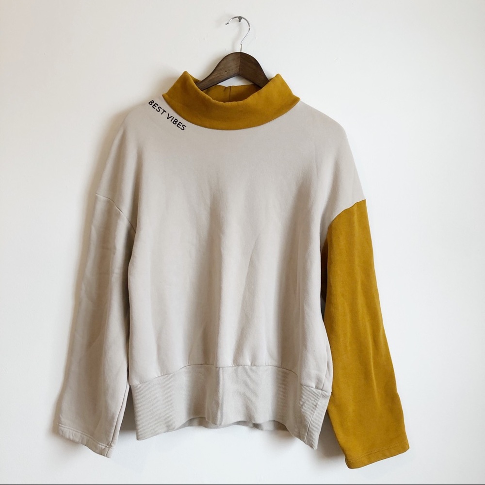 SOLD Zara 90s Best Vibes Bell Long Sleeve Sweater - Picture 2 of 12